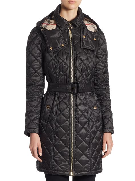 burberry baughton belted coat|Burberry Baughton Quilted Coat .